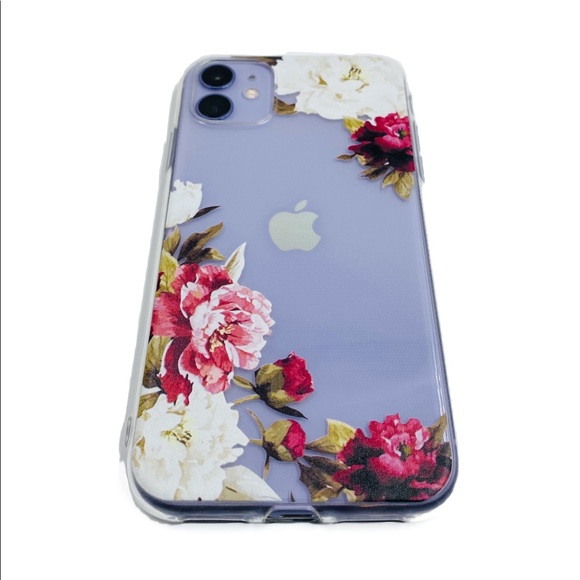 2/$10 iPhone 11 Pro Max Case Clear Floral Case - Picture 4 of 9